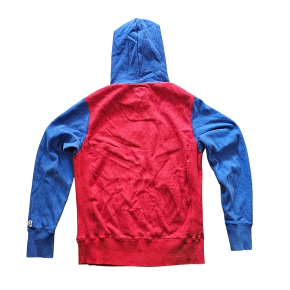 Champion Todd Snyder Red and Blue Hoodie - Picture 2 of 4